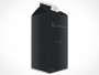 Empty 2L Carton Milk Juice Cocktail Beverage Container template