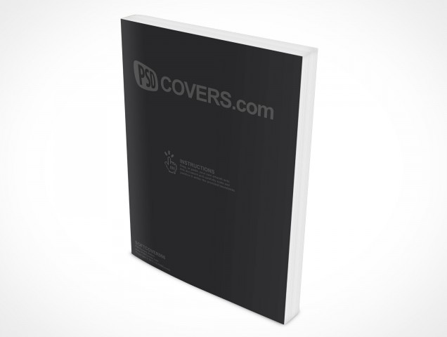 Softcover Handbook Paperback PSD eBook Cover Softcover Handbook Paperback PSD eBook Cover