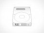 HDD Hard Disk Drive Vector EPS