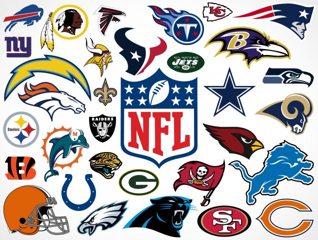 National Football League Team Vector Logos • Market Your ...