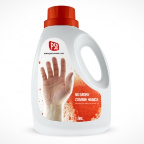 Mockup Fabric Softener PSD Cover Action Bottle