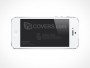 White iPhone5 Landscape PSD Mockup Cover Action