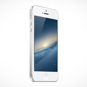 Apple iPhone 5 Retina Mockup PSD Cover Action