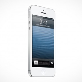 Apple iPhone 5 Retina Mockup PSD Cover Action