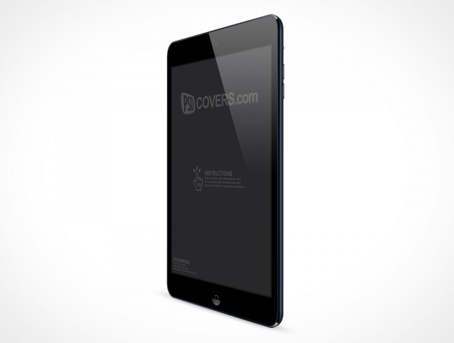 PSD Mockup Black Angled iPad Mini PSD Mockup Black Angled iPad Mini