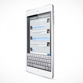 PSD Mockup White Angled iPad Mini