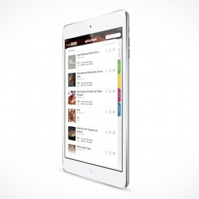 PSD Mockup White Angled iPad Mini