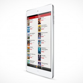 PSD Mockup White Angled iPad Mini