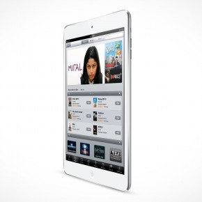 PSD Mockup White Angled iPad Mini