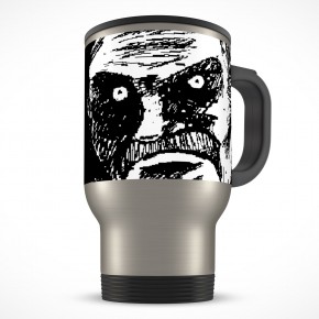 Stainless Steel Mug 14oz Thermos PSD Cover Action