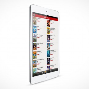 PSD Mockup White Angled iPad Mini