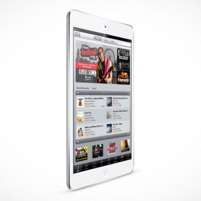 PSD Mockup White Angled iPad Mini
