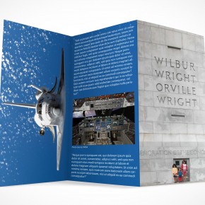 PSD Mockup 3 Panel Tri Fold Brochure Travel Tourism