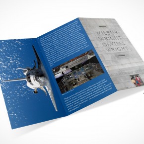 PSD Mockup 3 Panel Tri Fold Brochure Travel Tourism