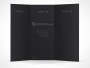 PSD Mockup 3 Panel Tri Fold Brochure Horizontal Flyer Leaflet 8.5x11