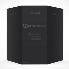 PSD Mockup 3 Panel Tri Fold Brochure Horizontal Flyer Leaflet 8.5x11