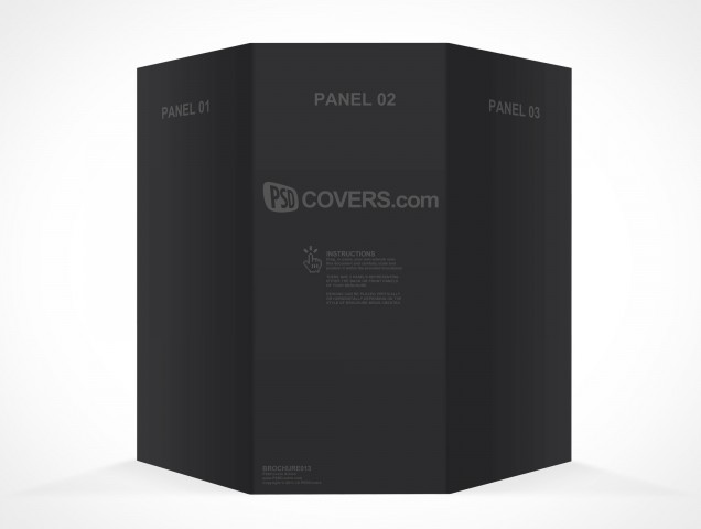 PSD Mockup 3 Panel Tri Fold Brochure Horizontal Flyer Leaflet 8.5x11 PSD Mockup 3 Panel Tri Fold Brochure Horizontal Flyer Leaflet 8.5x11