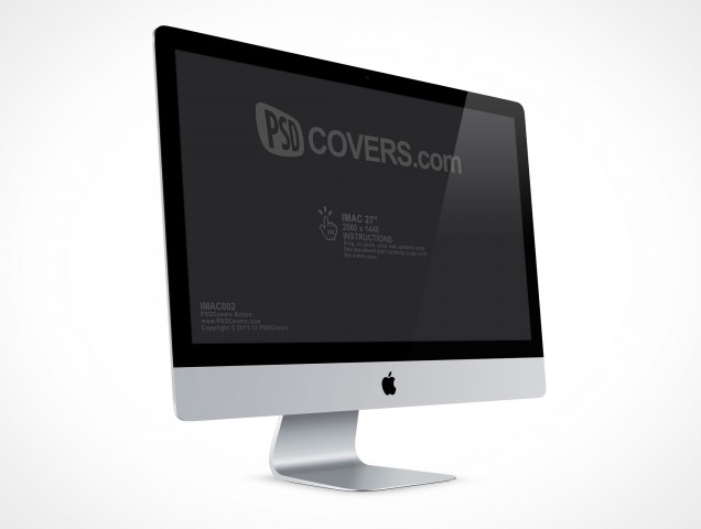 Mac Monitor Psd 27in psd mockup action