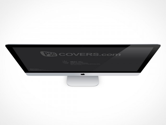 Apple iMac Cinema Display 27in PSD Mockup Action Apple iMac Cinema Display 27in PSD Mockup Action