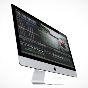 Apple iMac Cinema Display 27in PSD Mockup Action
