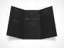 PSD Mockup 3 Panel Tri Fold Brochure Horizontal Flyer Leaflet 8.5x11