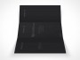 PSD Mockup 3 Panel Tri Fold Brochure Horizontal Flyer Leaflet 8.5x11