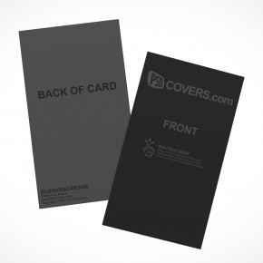 PSD Mockup Template Vertical Business Card Stack