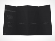 FLYER002 PSD Mockup Template 4 Panel Accordion Flyer Brochure