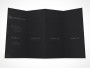 PSD Mockup Template 4 Panel Accordion Flyer Brochure