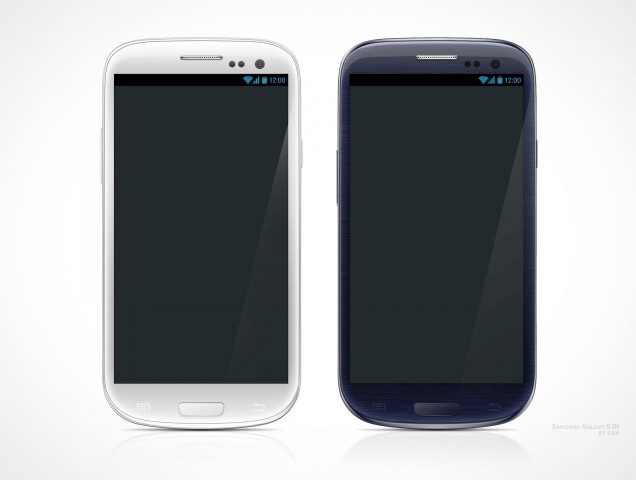 Samsung Galaxy S III Portrait PSD Mockup Template Samsung Galaxy S III Portrait PSD Mockup Template