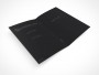 Pamphlet PSD Mock-Up Centerfold Bifold Cover Action Freebie