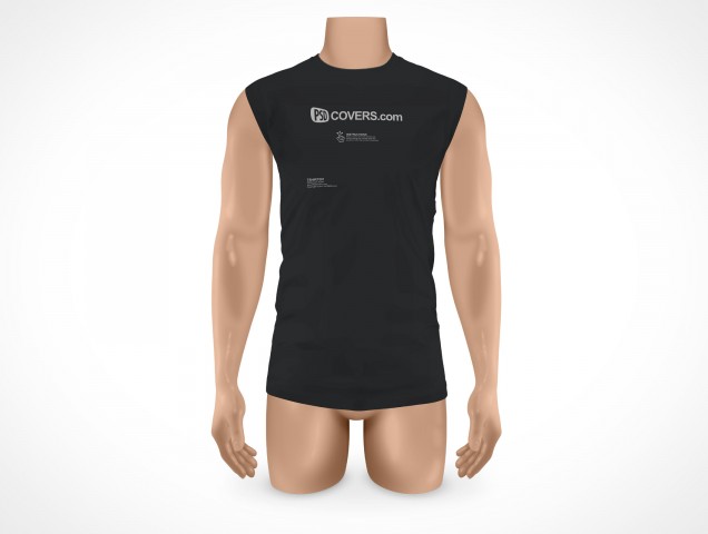 PSD Mock-up T-Shirt Mens White Large