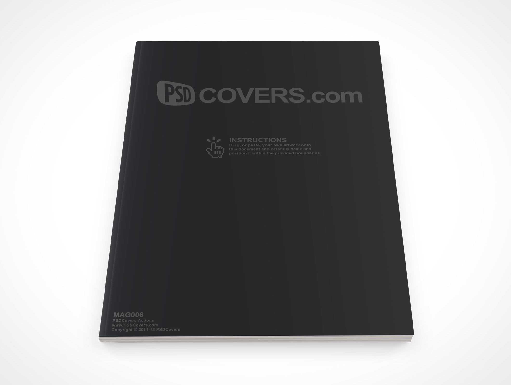 magazine cover mockup