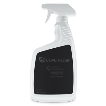 PSD Mockup Spray Detergent Bottle face on view