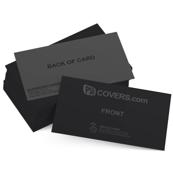 PSD Mockups stack of cards