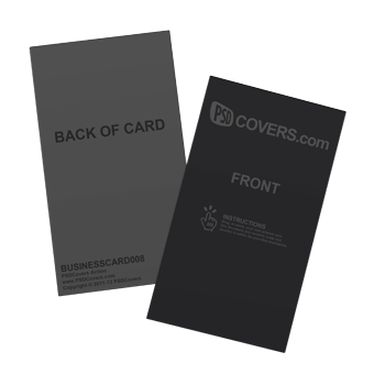 PSD Mockups 2 business cards presented side by side