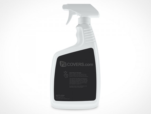 Generic Spray Bottle PSD Cover Action