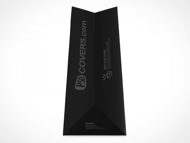 PSD Mock-up Small Trinket Shopping Bag String Handle